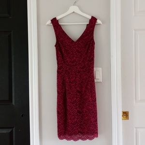 Red Lace Dress | new with tags